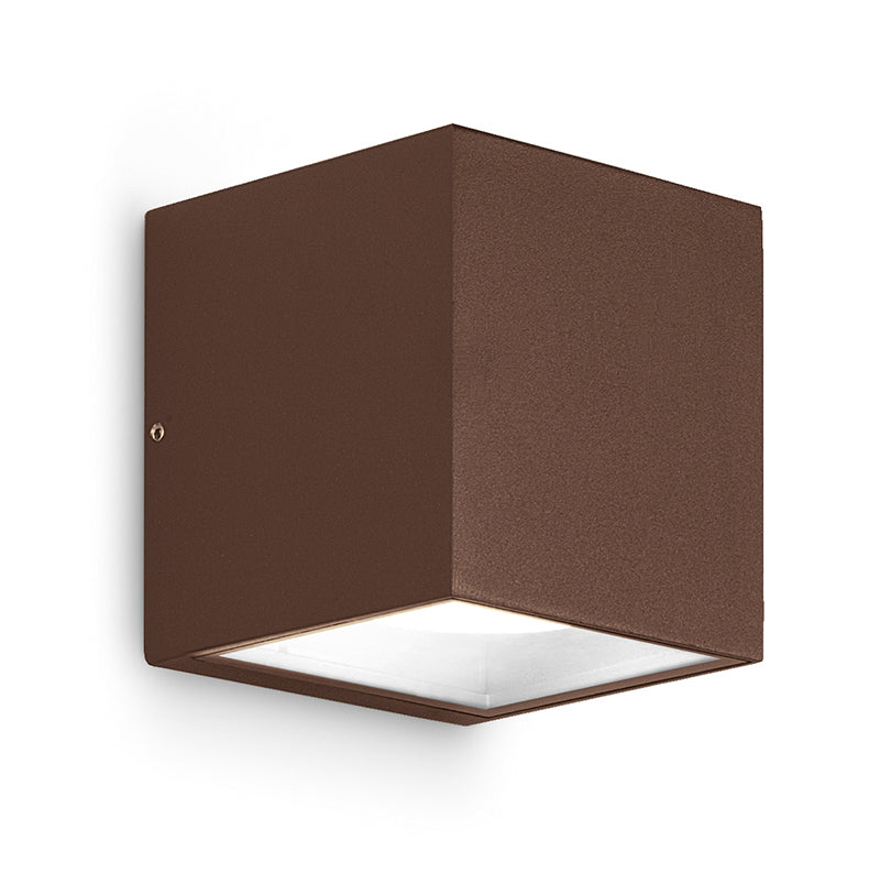 GEALUCE Applique cubo alluminio bianco-antracite-grigio-marrone diffusore vetro 2xGX53 non incl. GEALUCE Applique cubo alluminio bianco-antracite-grigio-marrone diffusore vetro 2xGX53 non incl.